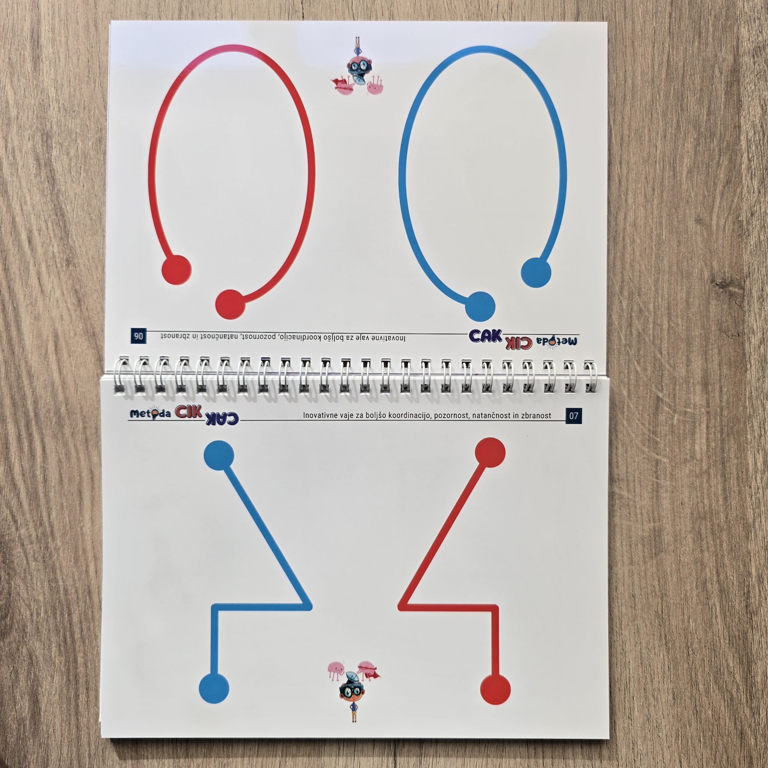 Set »Metoda Cik-Cak« + »VivoIskalec« – inovativne vaje za razvoj pozornosti, koncentracije in logičnega mišljenja + 2 izbrisljiva markerja - slika 2