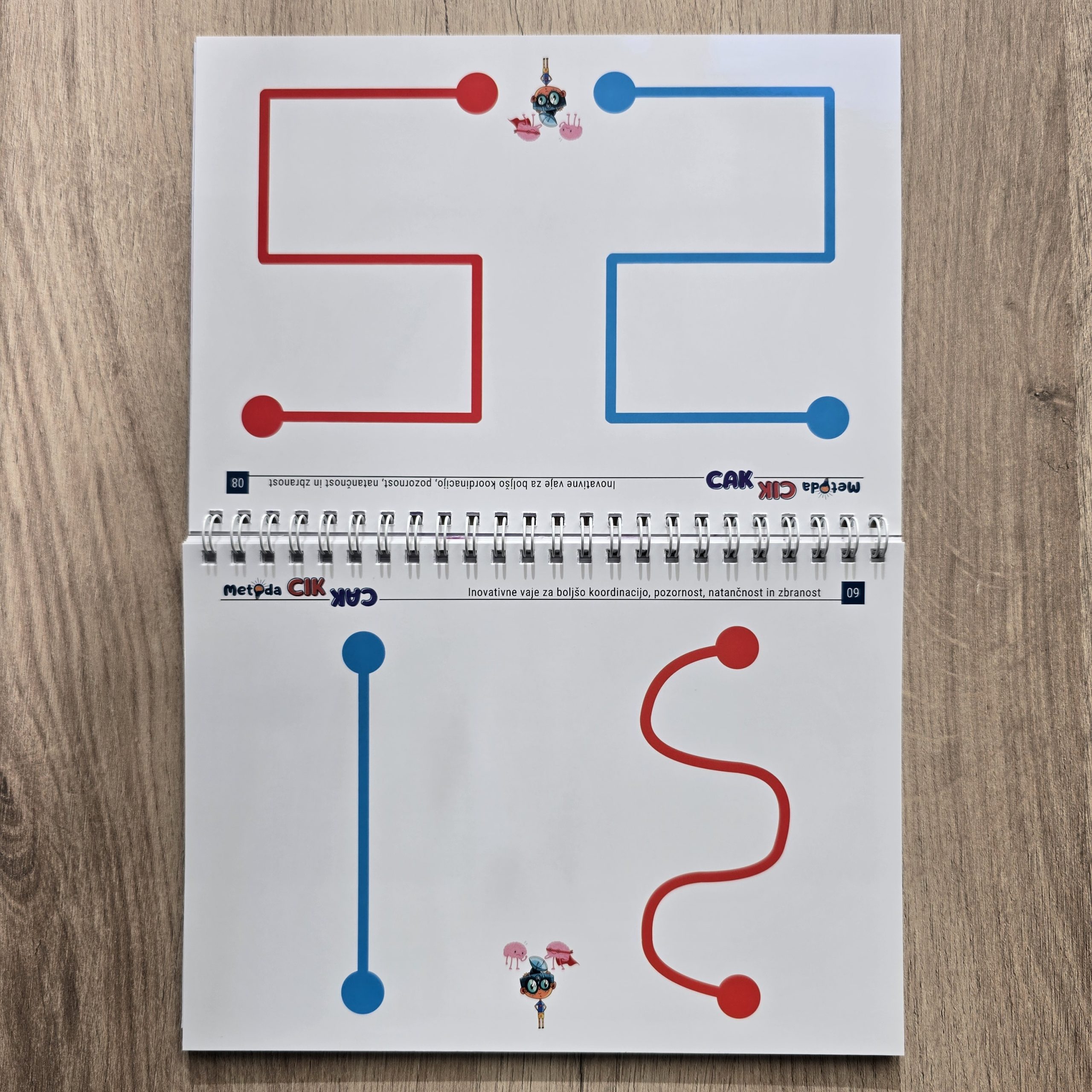 Set »Metoda Cik-Cak« + »VivoIskalec« – inovativne vaje za razvoj pozornosti, koncentracije in logičnega mišljenja + 2 izbrisljiva markerja - slika 3