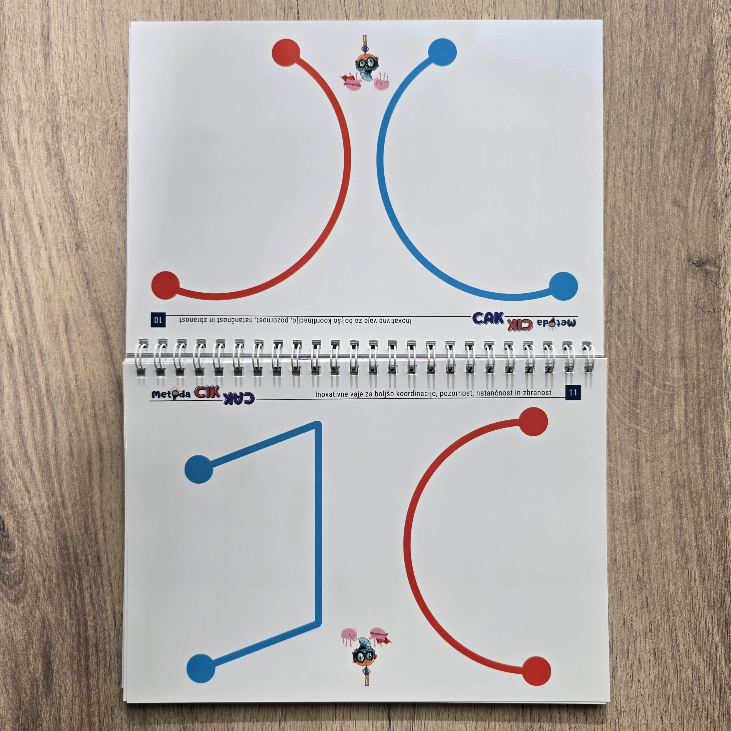 Set »Metoda Cik-Cak« + »VivoIskalec« – inovativne vaje za razvoj pozornosti, koncentracije in logičnega mišljenja + 2 izbrisljiva markerja - slika 4
