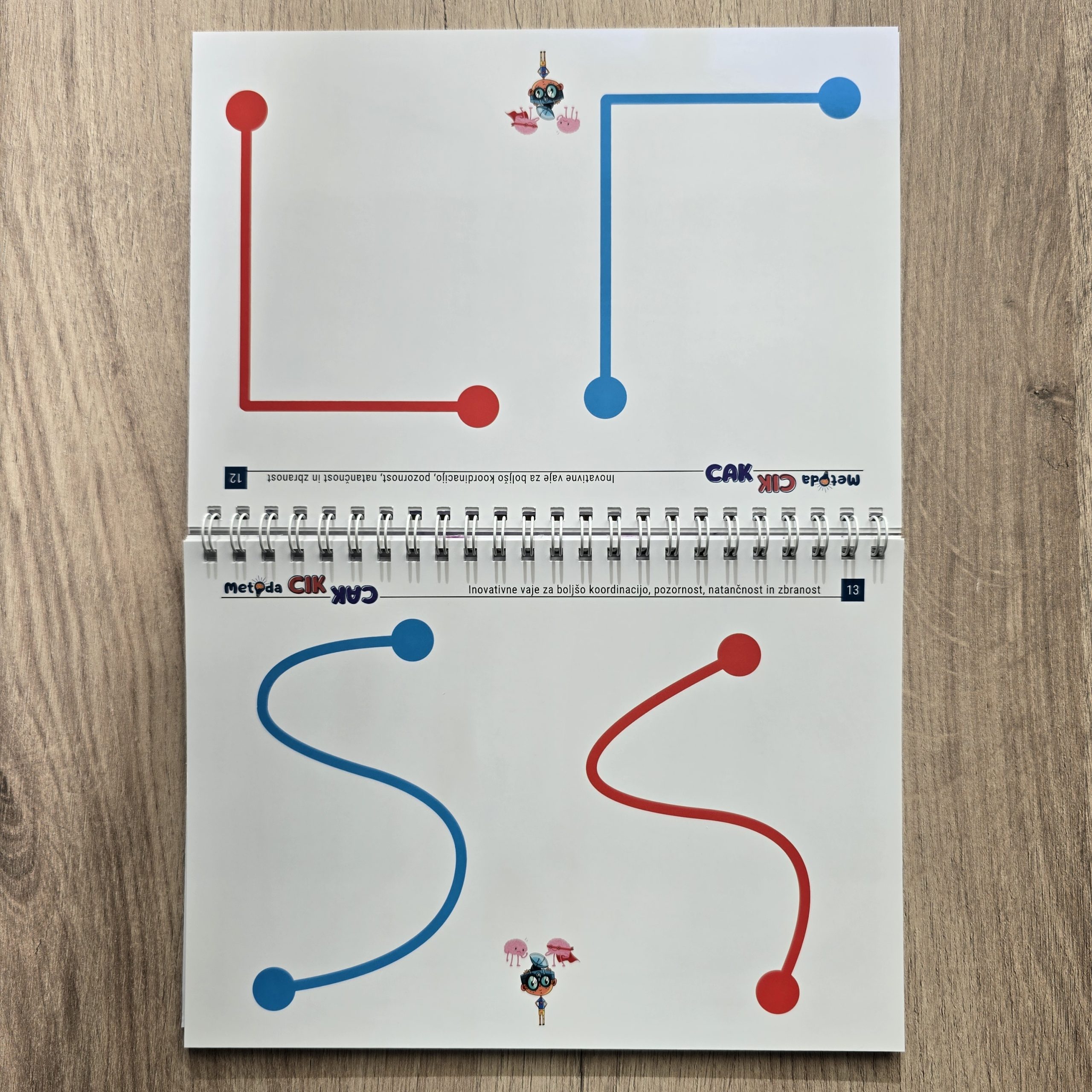 Set »Metoda Cik-Cak« + »VivoIskalec« – inovativne vaje za razvoj pozornosti, koncentracije in logičnega mišljenja + 2 izbrisljiva markerja - slika 5
