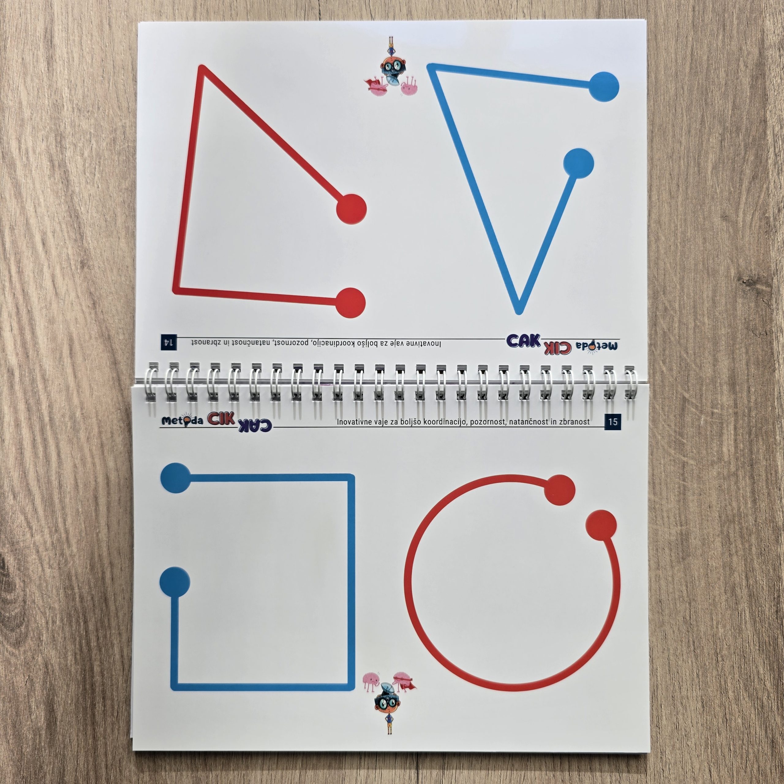 Set »Metoda Cik-Cak« + »VivoIskalec« – inovativne vaje za razvoj pozornosti, koncentracije in logičnega mišljenja + 2 izbrisljiva markerja - slika 6