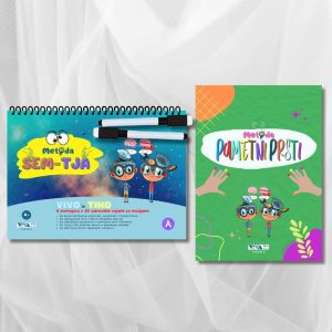 Set »Metoda Sem-Tja« + »Metoda Pametni Prsti« – inovativne vaje za urjenje možganov + 2 izbrisljiva markerja