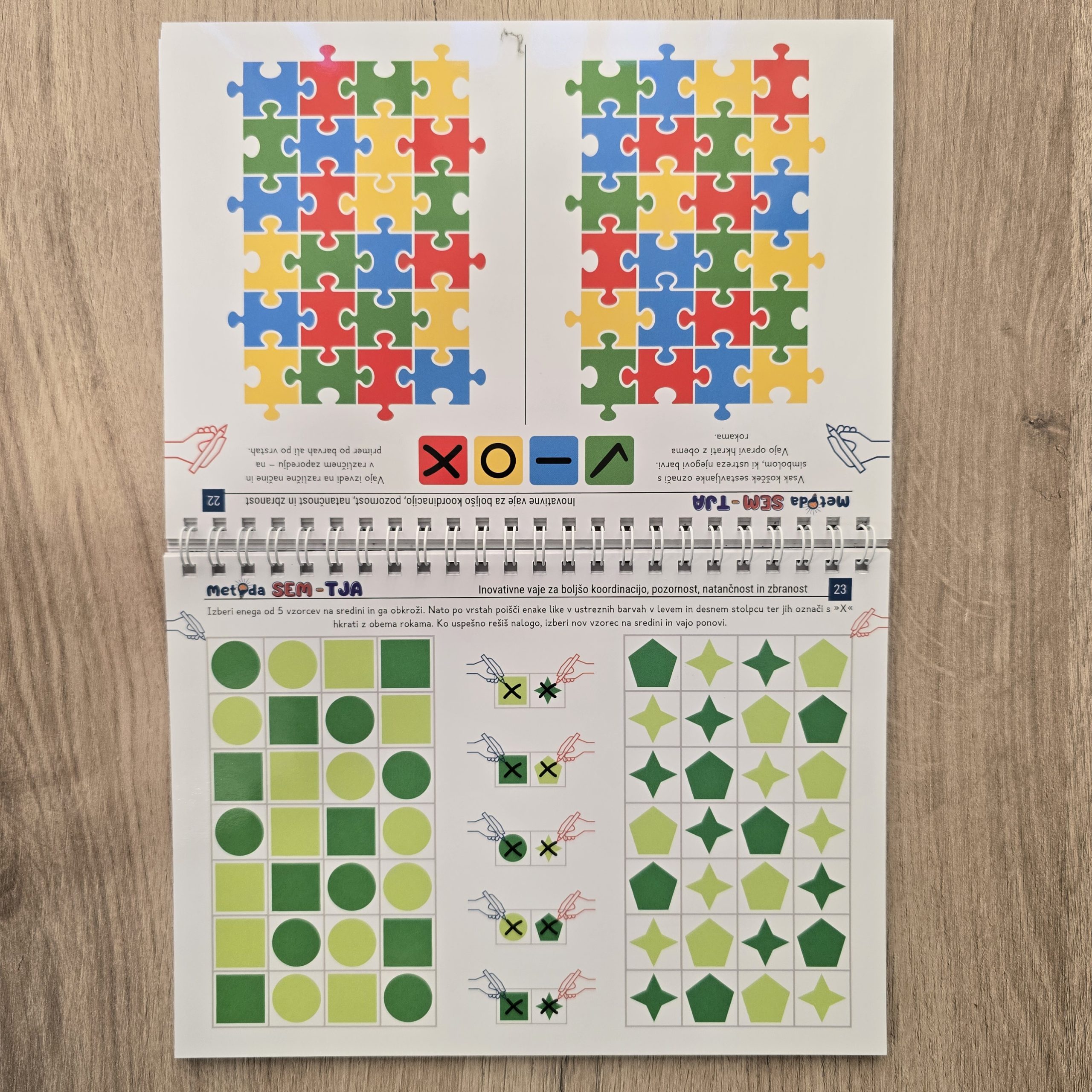 »Metoda Sem-Tja« – inovativne vaje za urjenje možganov + izbrisljiva markerja - slika 10