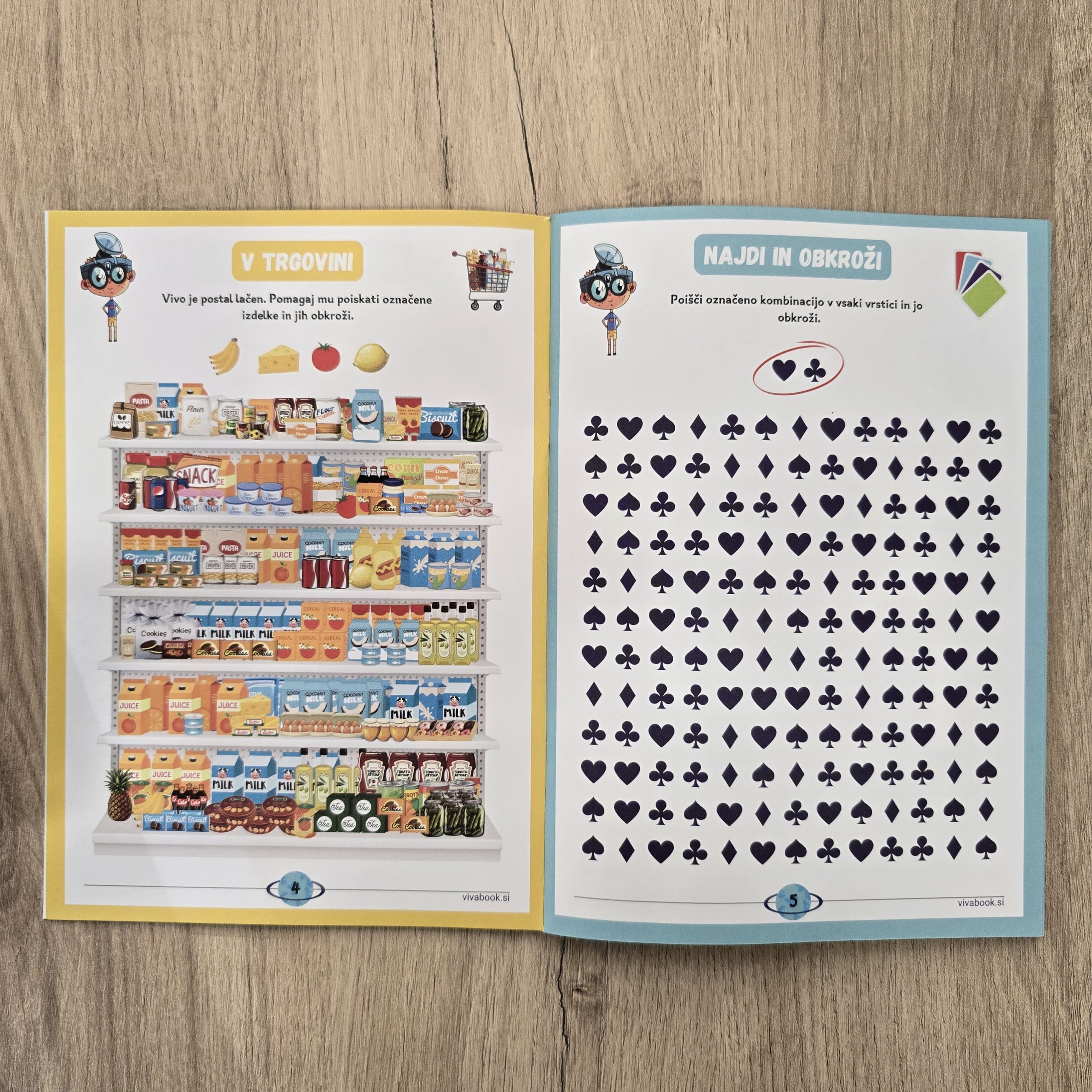 Set »Metoda Cik-Cak« + »VivoIskalec« – inovativne vaje za razvoj pozornosti, koncentracije in logičnega mišljenja + 2 izbrisljiva markerja - slika 11