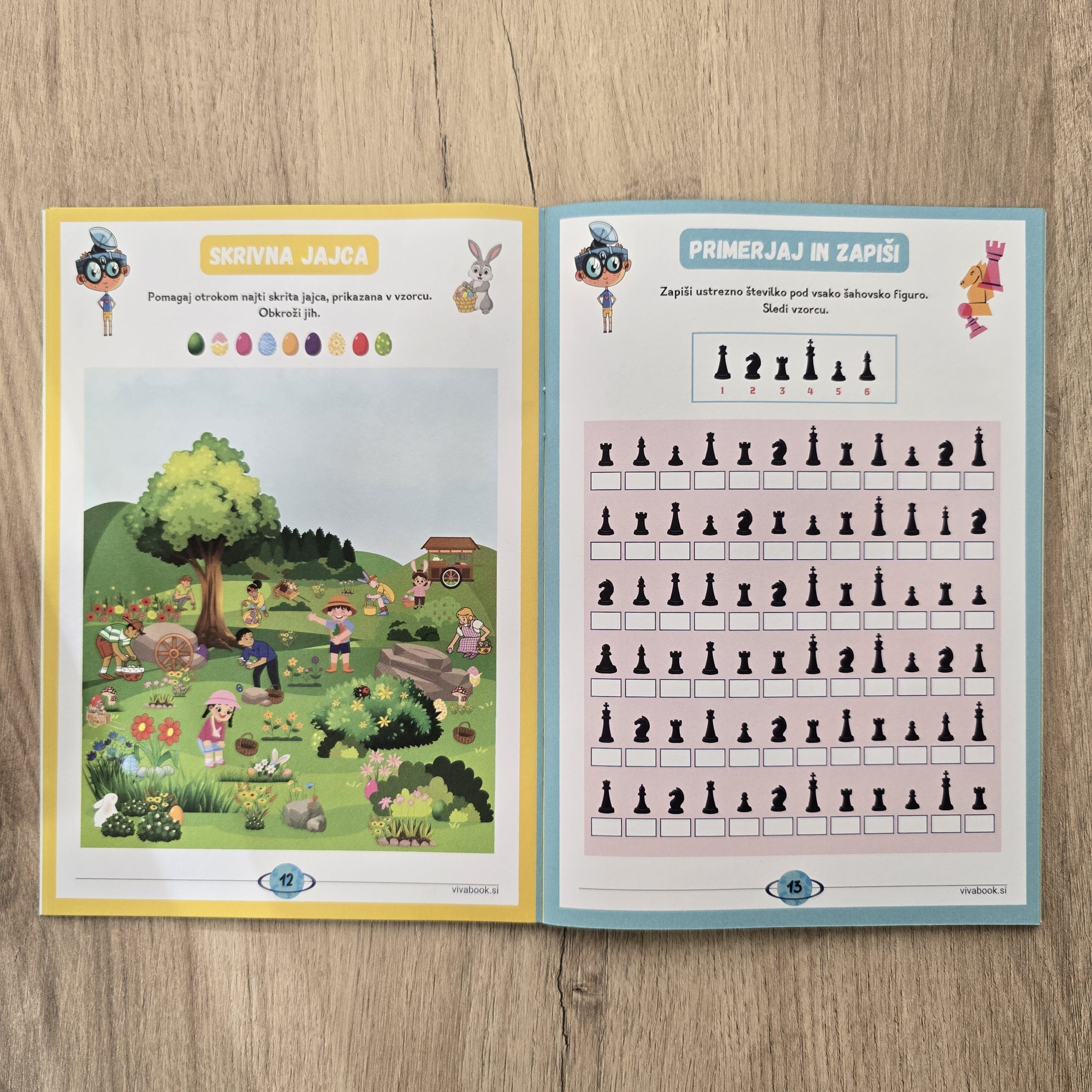Set »Metoda Cik-Cak« + »VivoIskalec« – inovativne vaje za razvoj pozornosti, koncentracije in logičnega mišljenja + 2 izbrisljiva markerja - slika 8