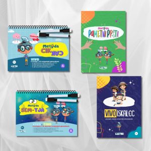 Set 1 »Možganske gimnastike« – Metoda Cik‑Cak | Metoda Sem‑Tja | Pametni prsti | VivoIskalec