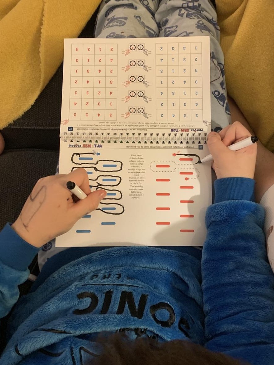 »Metoda Sem-Tja« – inovativne vaje za urjenje možganov + izbrisljiva markerja photo review